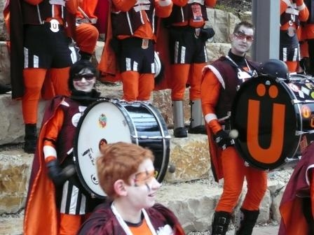 Freiwillige Guggenmusik &Uuml;berdruck in der Klosterbergschule