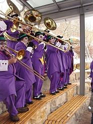 Die Guggenmusik Überdruck in der Klosterbergschule