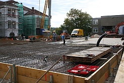 Baustelle Klosterbergschule Oktober 2016