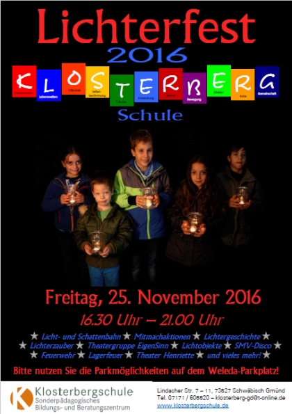 Plakat Lichterfest 2016