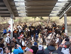 Guggenmusik Überdruck in der Klosterbergschule