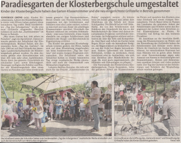 Bericht in der Gmünder Tagespost