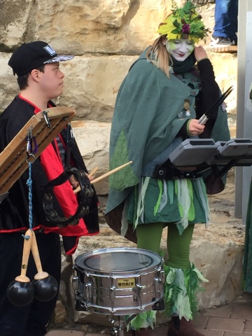 Guggenmusik &Uuml;berdruck in der Klosterbergschule